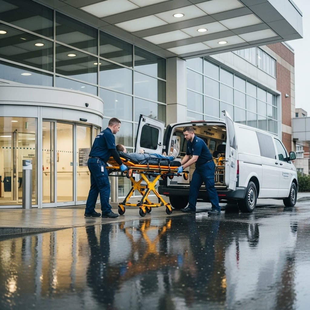heartline transportation non emergency stretcher transport